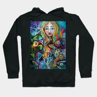 Mermaid and Fish Hoodie